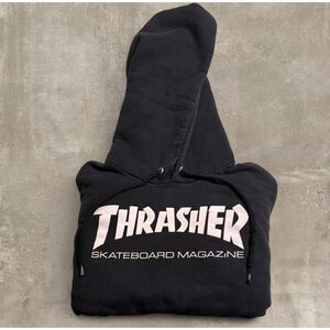 Thrasher Black Hoodie Skate Mag Logo Size S